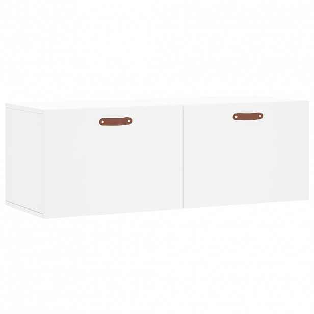 vidaXL Nástěnná skříňka bílá 100 x 36,5 x 35 cm kompozitní dřevo