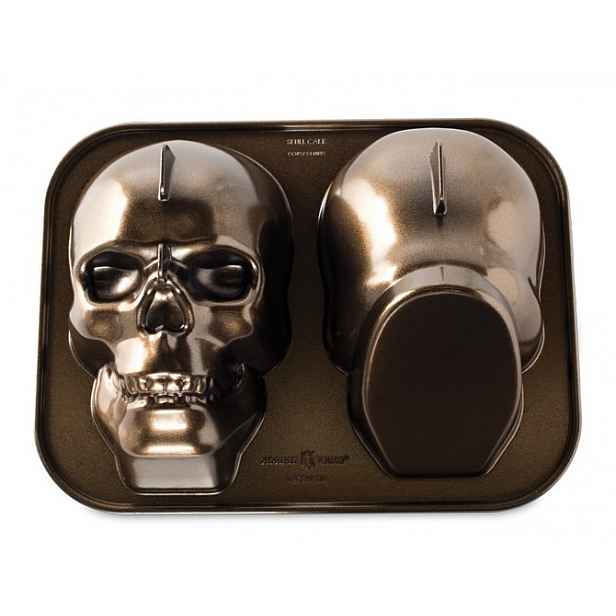Nordic Ware Bábovka Lebka, bronzová, 2,13 l 88448