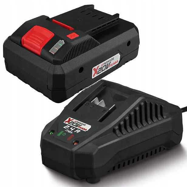 Akumulátor 4Ah 20V smart nabíječka 65W Parkside Sada Paps 204 Plg 20