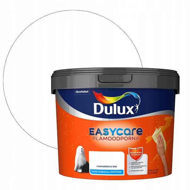 Dulux Easycare Plamovzdorná 9L Bezchybná bílá Barva Bílá Na Stěny