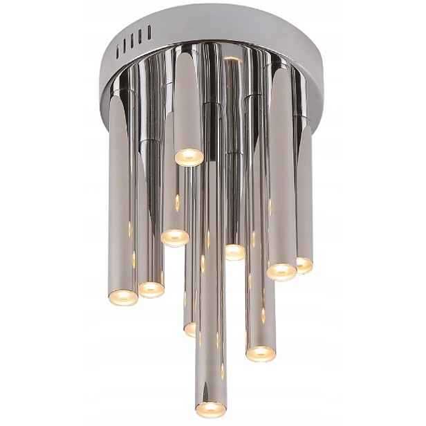 stropní svítidlo Led 10W stmívatelná Maxlight Organic 3000K chrom
