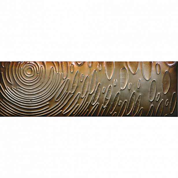 Monee OBRAZ NA KOVU, abstraktní, 180/55 cm - Dřevěné obrazy & kovové obrazy - 0086970154