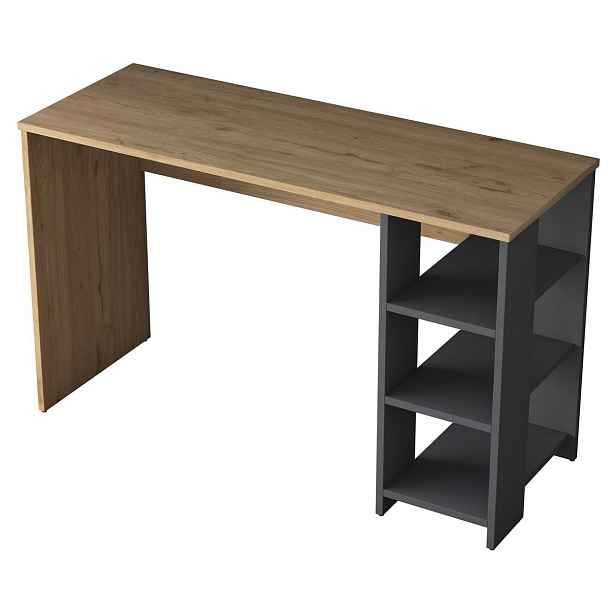 Pracovní stůl Hamen Walnut and Anthracite