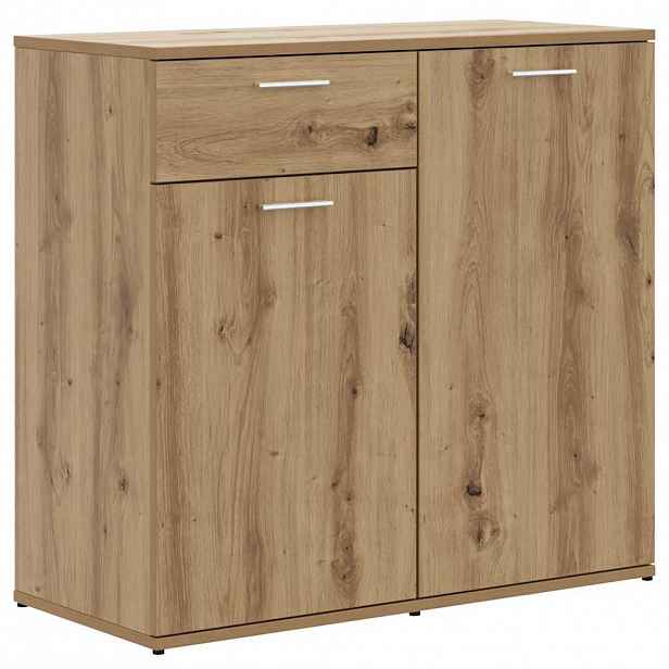 vidaXL Příborník dub artisan 80 x 36 x 75 cm kompozitní dřevo