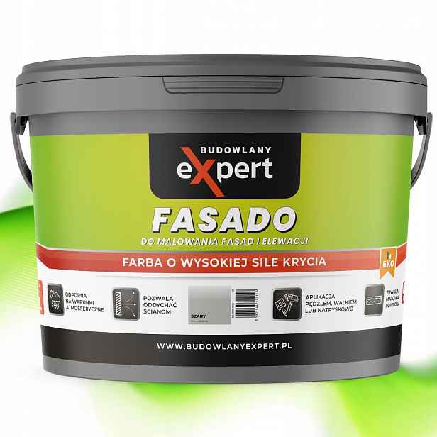 Barva barva Budowlany Expert fasádní šedá matná 9 l