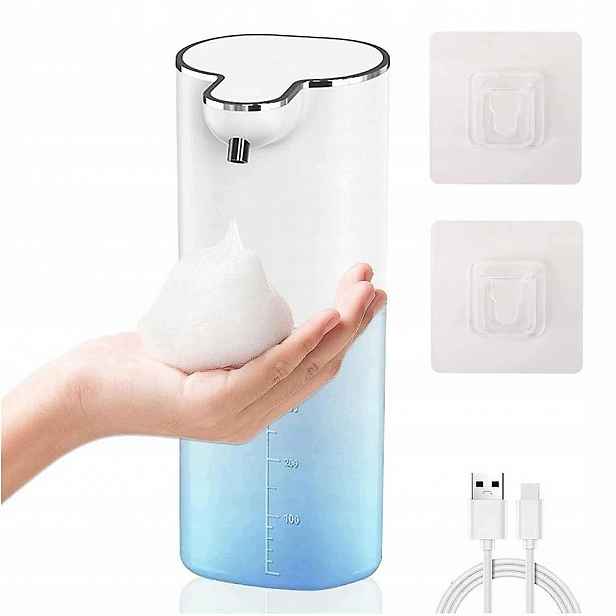 Dávkovač pěnového mýdla automatický akumulátorový bezdotykový 400 ml