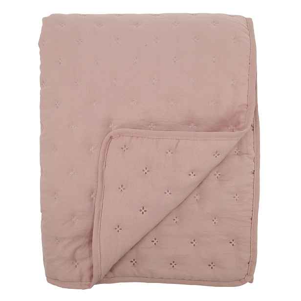 Měkká růžová prošívaná deka / přehoz Aix Soft – 180*130 cm Chic Antique