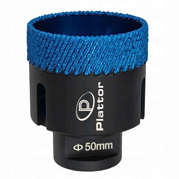 Plattor Korunkový Vrták na gres 68 mm Blue Fortis M14