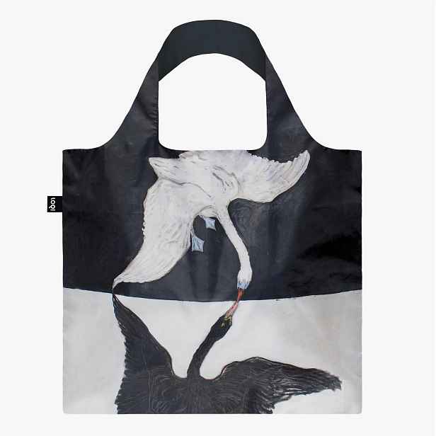 Skládací nákupní taška LOQI HILMA AF KLINT The Swan