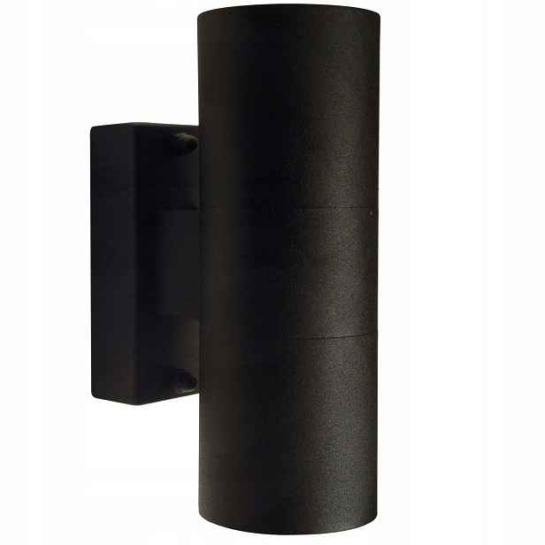 Venkovní terasové svítidlo Tin Černé Nástěnné 2xGU10 Moderní Nordlux 6 cm