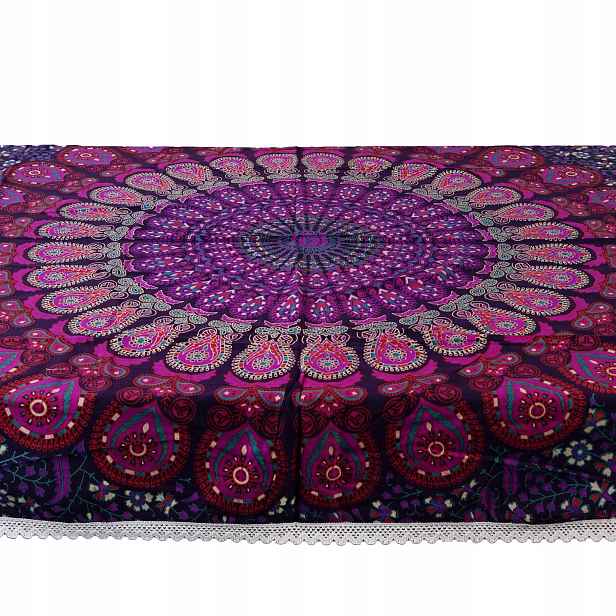Indický Ubrus Mandala Přehoz Pareo 130x200