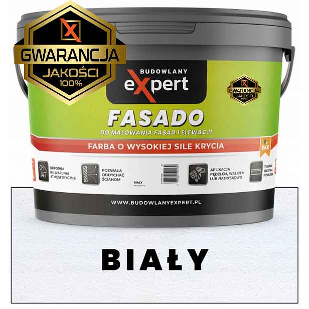Barva barva Budowlany Expert fasádní bílá matná 3 l