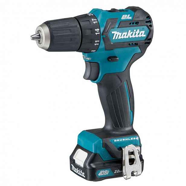Makita - 12V AKU vrtací šroubovák, 2x aku 2,0 Ah, nabíječka DF332DSAE