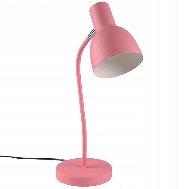 Stolní lampa noční nastavitelná růžová klasická pro děti Polux