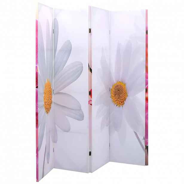 vidaXL Skládací paraván 200 x 170 cm květina