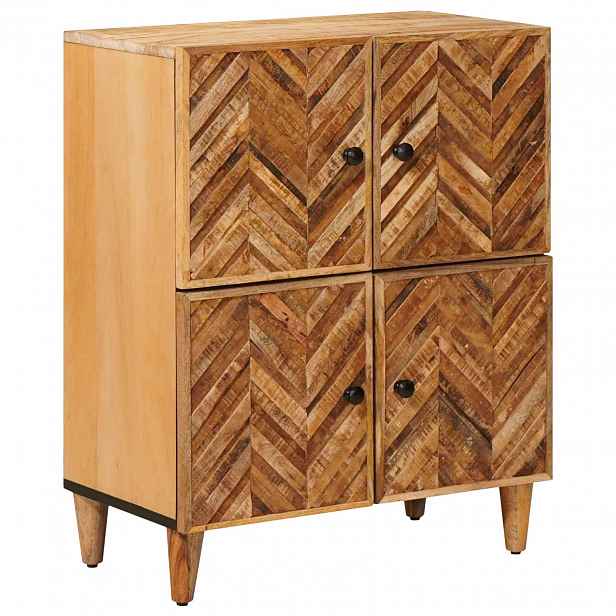 vidaXL Úložné skříně Hnědá 60 x 33,5 x 75 cm Masivní mangové dřevo