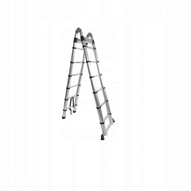 AR99-6560 Teleskopický žebřík-štafle Alu, 5,6 m
