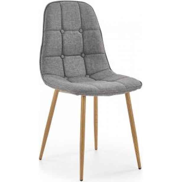 Čalouněná židle K316 dub medový