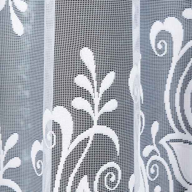 Dekorační oblouková krátká záclona na žabky JOANNA 330x160 cm MyBestHome