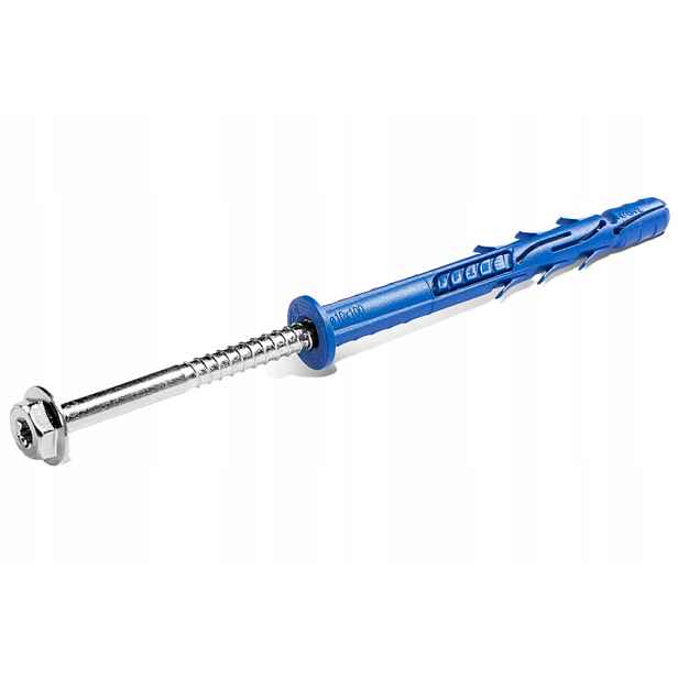 Hmoždinka pro rámové kotvení Pa s přírubovou hlavou SW13/T40 pozink 10x300mm Nylon