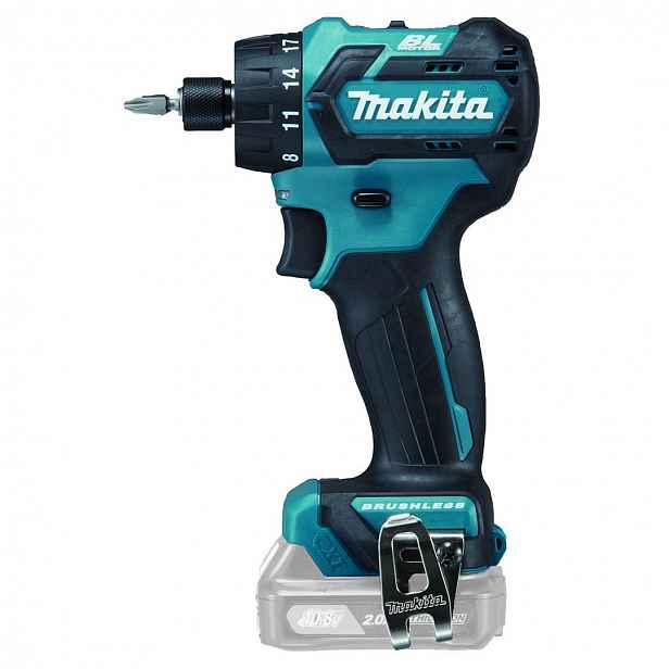 Makita - 12V AKU vrtací šroubovák, bez baterie a nabíječky DF032DZ