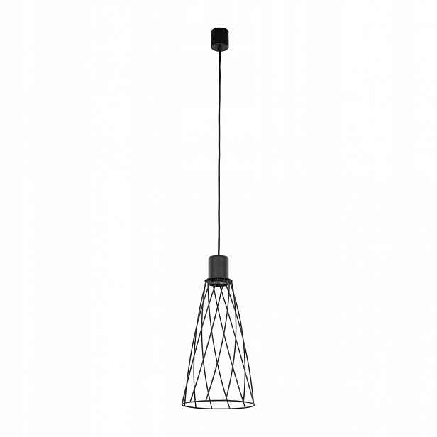 Závěsná lampa Modesto černá 1xGU10 19 cm Loft Moderní Osvětlení IP20
