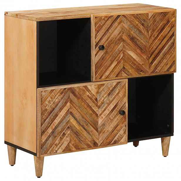 vidaXL Úložné skříně Hnědá 80 x 33,5 x 75 cm Masivní mangové dřevo