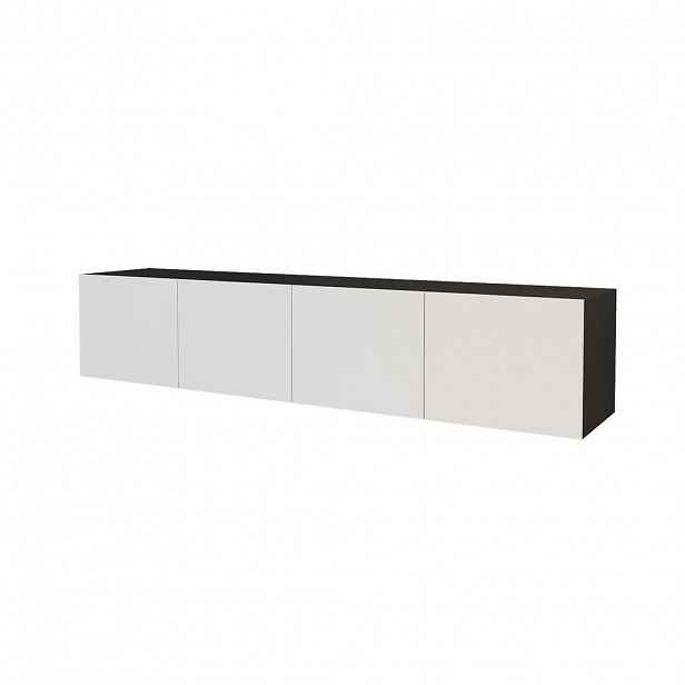 ALTDECOR LOWBOARD ELIO-W 2x100x40x40 cm – černá / bílá