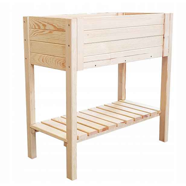 Držák Na Květináč stojící Dřevěný Květináč Krabice 79x39x79 na květiny Zelenina