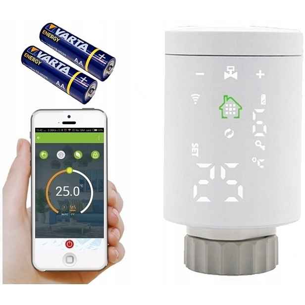 Inteligentní Termostatická Hlavice Tuya Zigbee Wifi Baterie