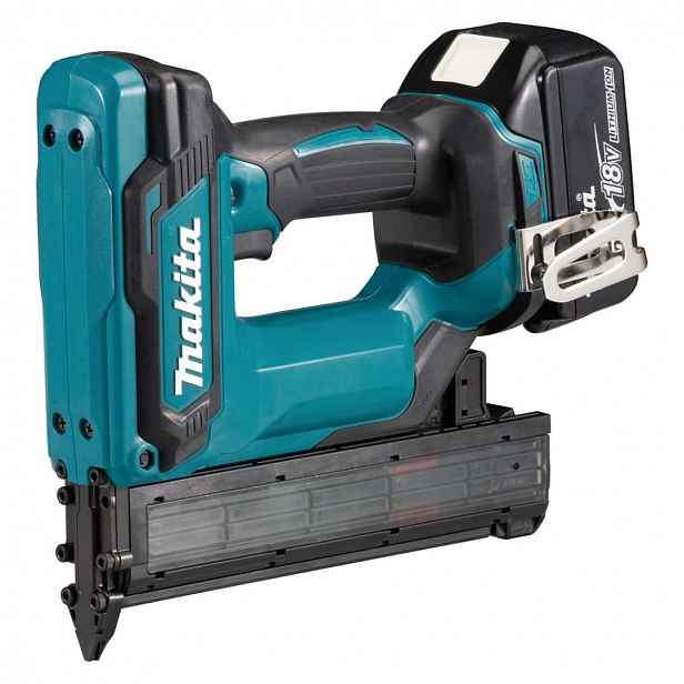 Makita - 18V AKU hřebíkovačka 15-35 mm, 2x aku 3,0 Ah, nabíječka DFN350RFJ