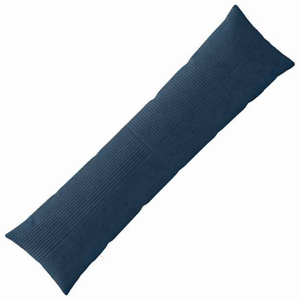vidaXL Povlak na polštář ALMELO Námořnická modrá 40 x 145 cm manšestr