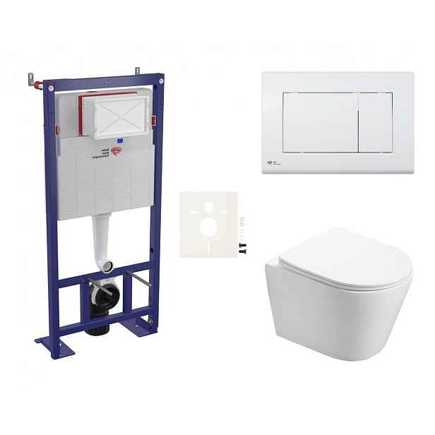 Závěsný wc set do lehkých stěn / předstěnová SAT Infinitio SIKOSSIN20K