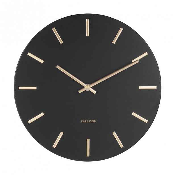 Designové nástěnné hodiny 5821BK Karlsson 30cm