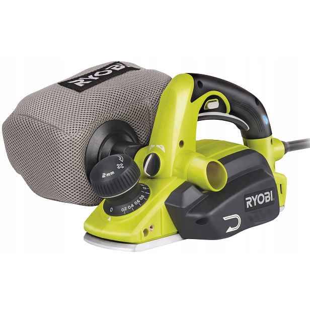 Ryobi Elektrický Hoblík Hebel Hoblovačka EPN7582NHG Kufr Dust Tech 750W