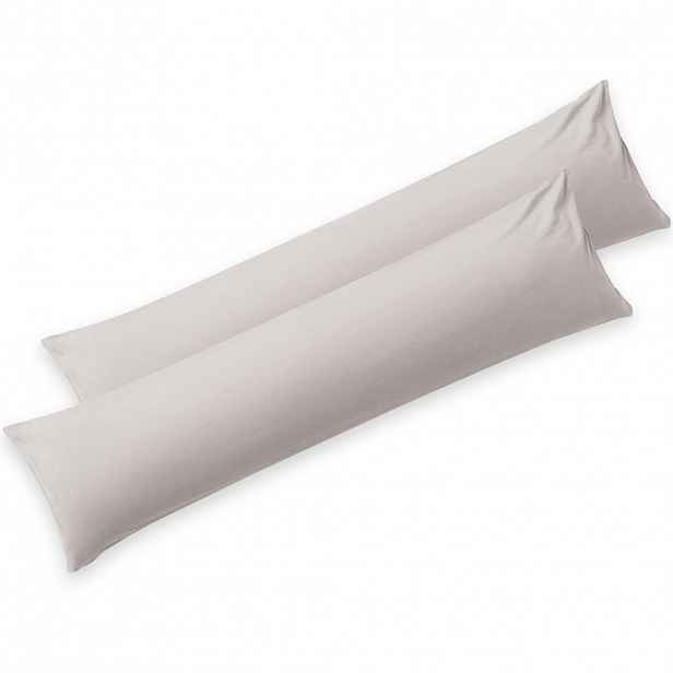 Blumtal POVLAK na polštář Agneta 40/145 cm, sada 2 ks, 100% bavlna, Světle šedá