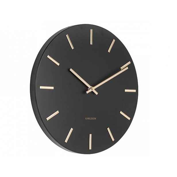 Designové nástěnné hodiny 5821BK Karlsson 30cm