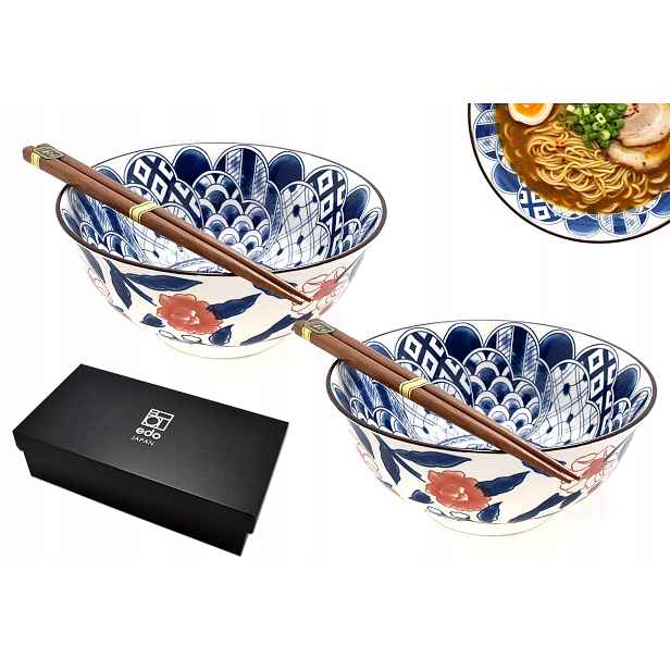Sada 2 misek s tyčinkami Udon Botanica Keshinom 800 ml