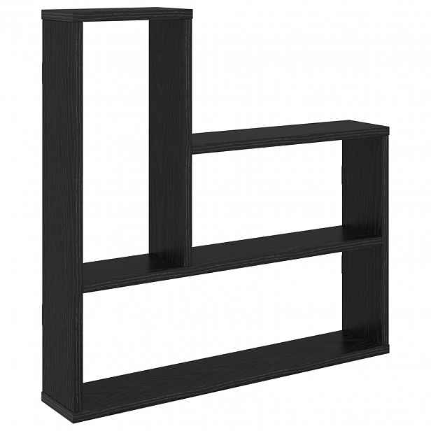 vidaXL Nástěnná polička Černý dub 60 x 11 x 60 cm Kompozitní dřevo