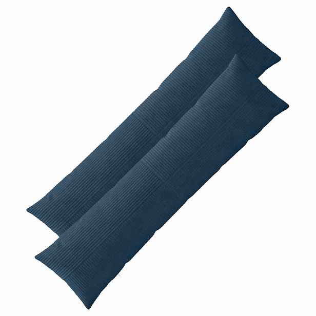 vidaXL Povlak na polštář 2 pcs ALMELO Námořnická modrá 40 x 145 cm