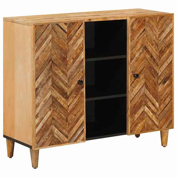vidaXL Úložné skříně Hnědá 90 x 33,5 x 75 cm Masivní mangové dřevo