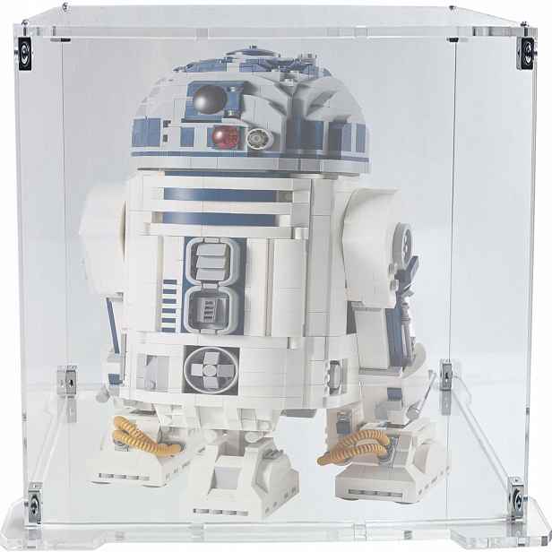Vitrína s podstavcem pro stavebnici Lego 75308 Star Wars R2-D2