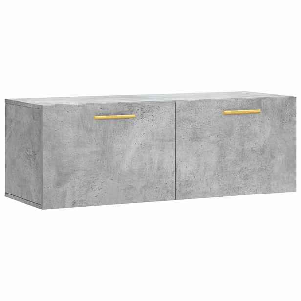 vidaXL Nástěnná skříňka betonově šedá 100x36,5x35 cm kompozitní dřevo