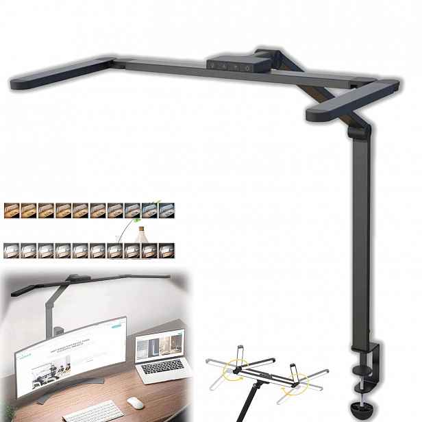 Led Kreslící lampa na stůl Bezstínová stolní lampa na pracovní desku +Dálkový Ovladač