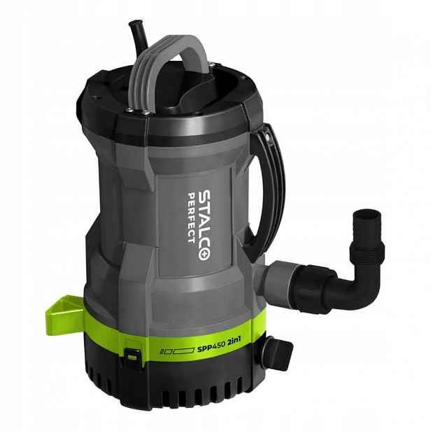 Čerpadlo ponorné na znečištěnou vodu 2v1 SPP450, 450W, Stalco Perfect