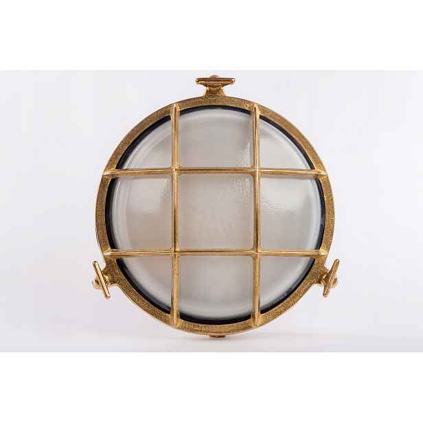 Pevná mosazná lampa Bulaj Velký stropní svítidlo mosaz brass prémiová lampa