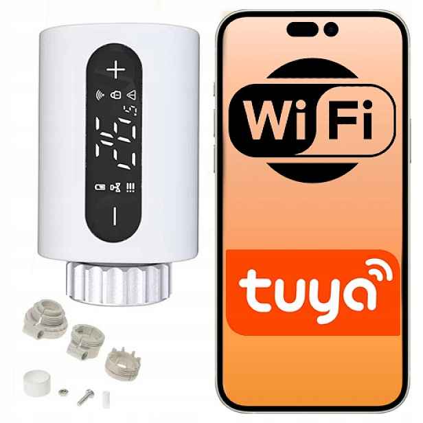 Termostatická Kartuše Tuya Elektronická pro ovládání topení Wifi