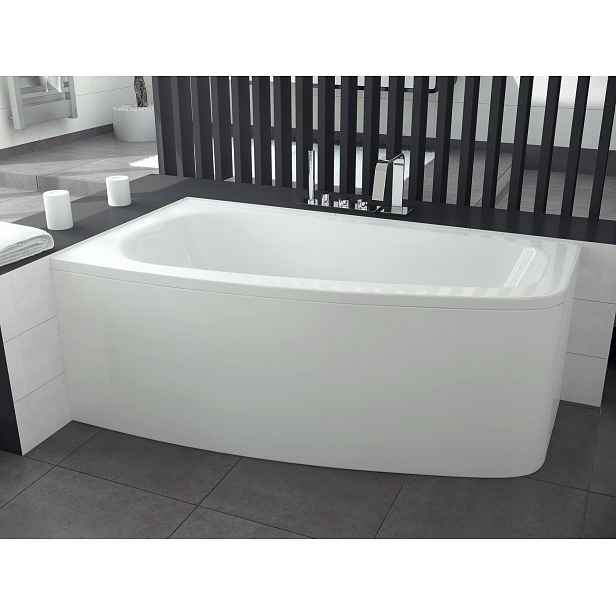 BESCO Olsen Spa  LUNA VANLUN150L - Asymetrická vana LUNA