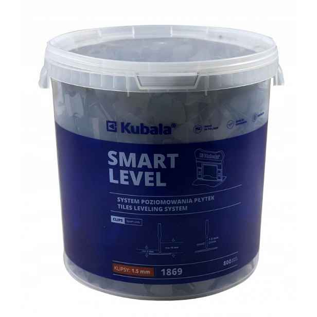 Klipsy Smart Level 1.5 MM 800 Ks Kubala 1869