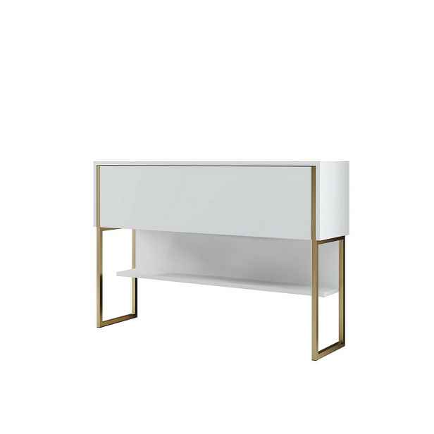 Komoda Luxe White and Gold